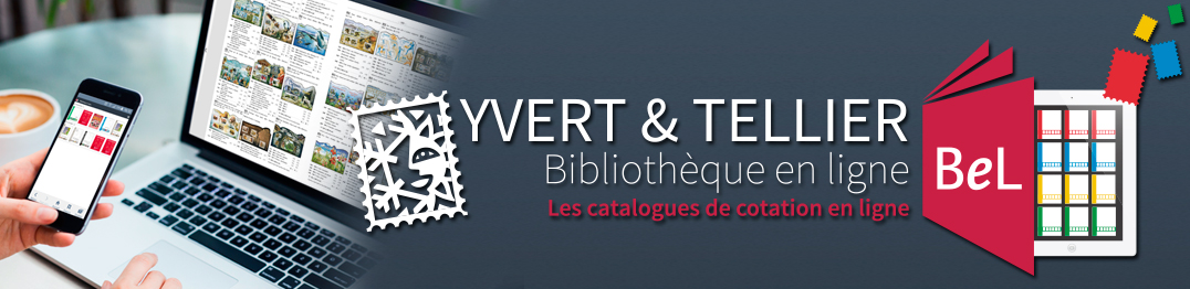 La bibliothèque en ligne : pour consulter la version numérique des catalogues YVERT et TELLIER